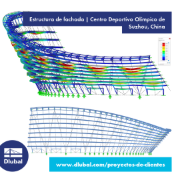 Estructura de fachada | Centro Deportivo Olímpico de Suzhou, China