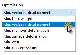 Opciones de optimización