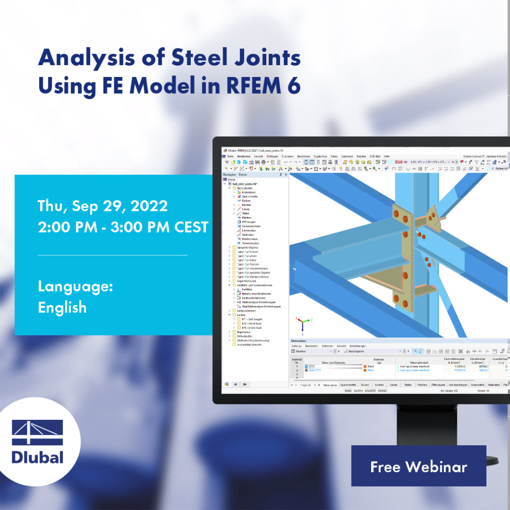 Análisis de uniones de acero utilizando modelos de elementos finitos en RFEM 6