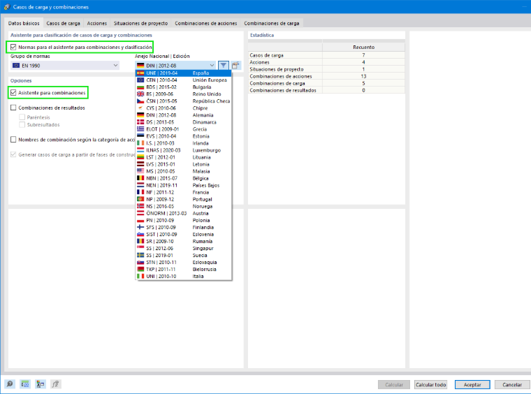 Activating Combination Wizard and Standards for Combination Wizard and Classification