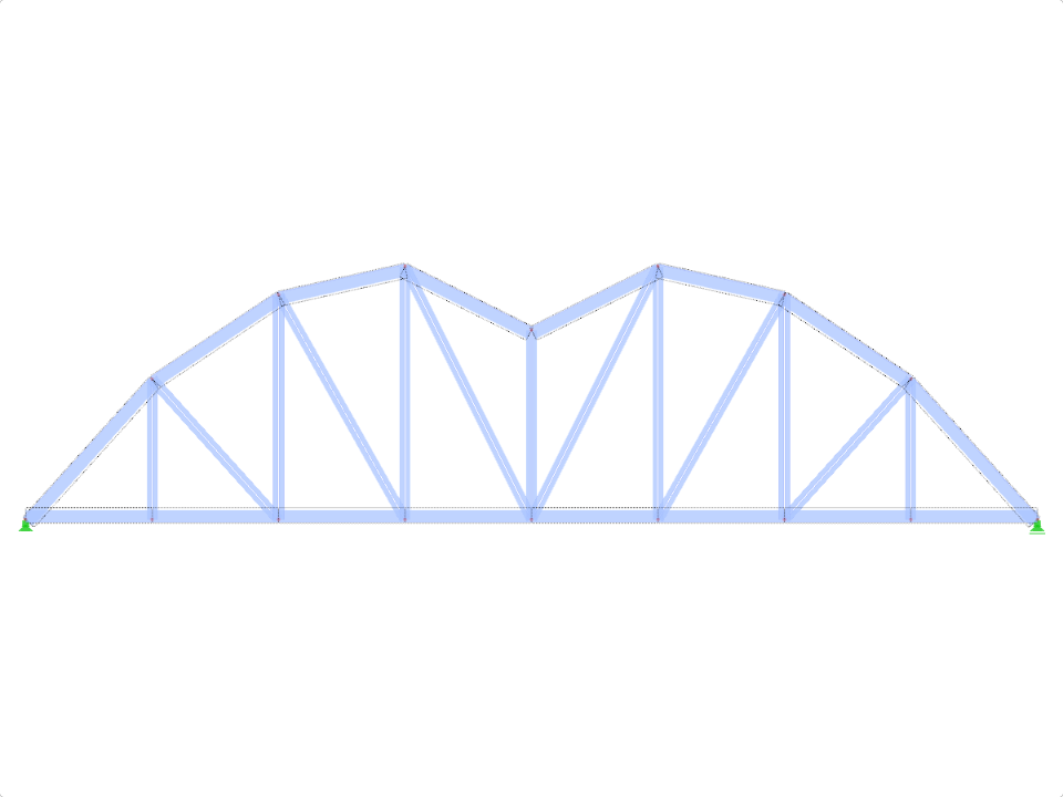 Modelo ID 1962 | FT751p-plg-b | Cercha de cuerda de arco