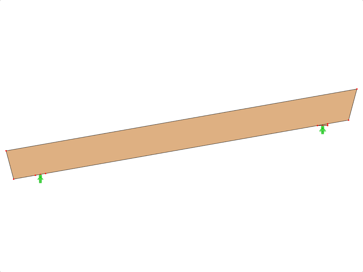 Modelo ID 1998 | GLB0102 | Viga laminada encolada