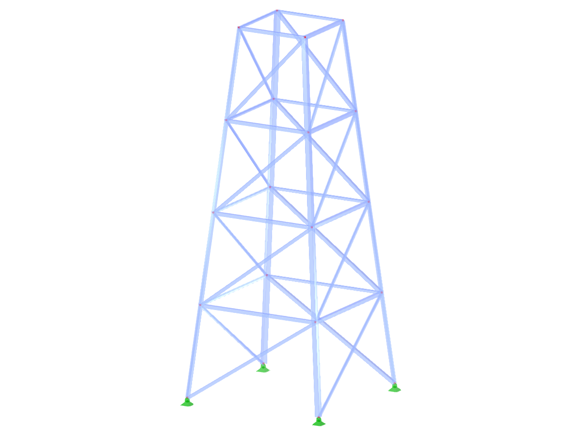 Modelo ID 2079 | TSR002-a | Torre de celosía