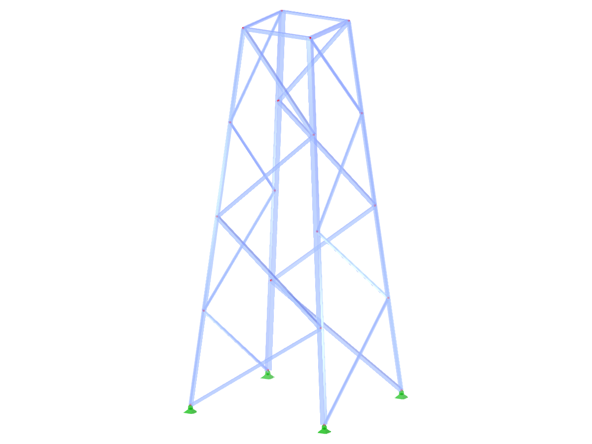Modelo ID 2090 | TSR012-b | Torre de celosía