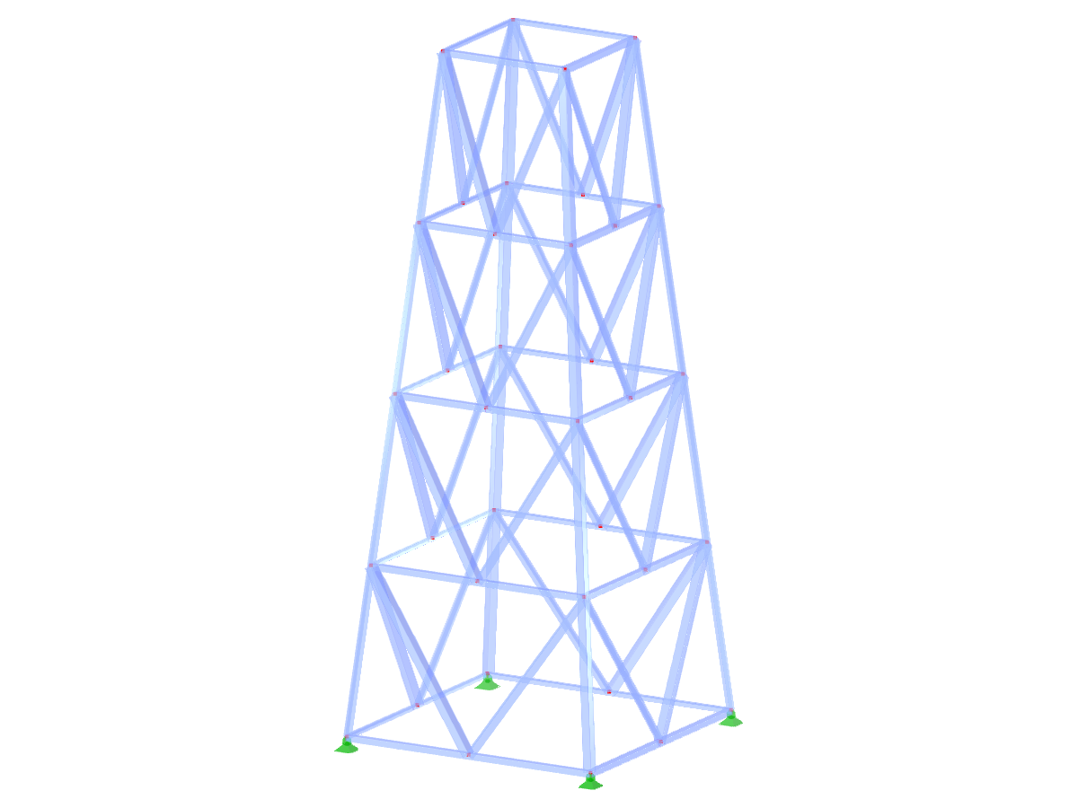 Modelo ID 2095 | TSR051 | Torre de celosía