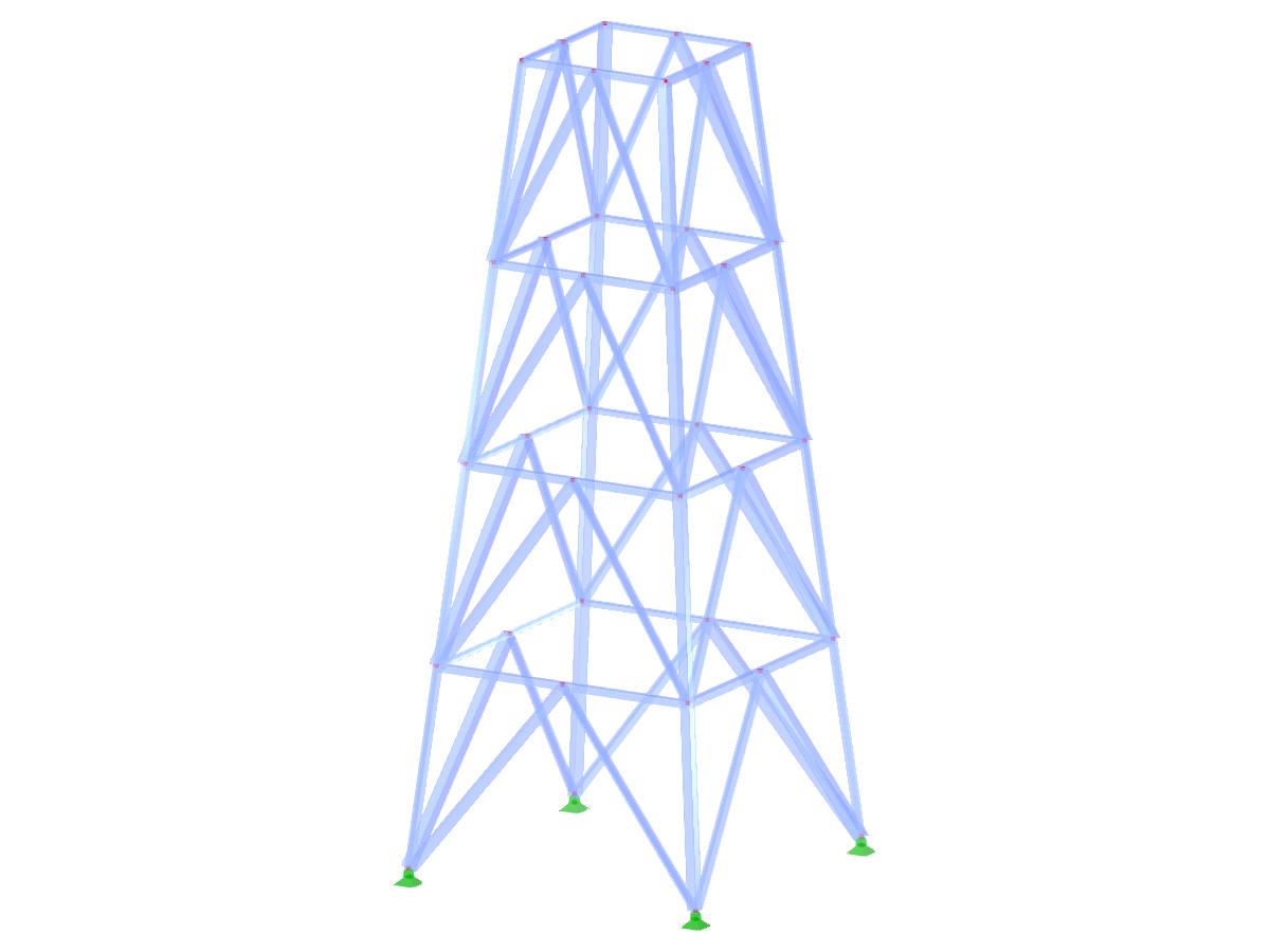 Modelo ID 2099 | TSR050 | Torre de celosía