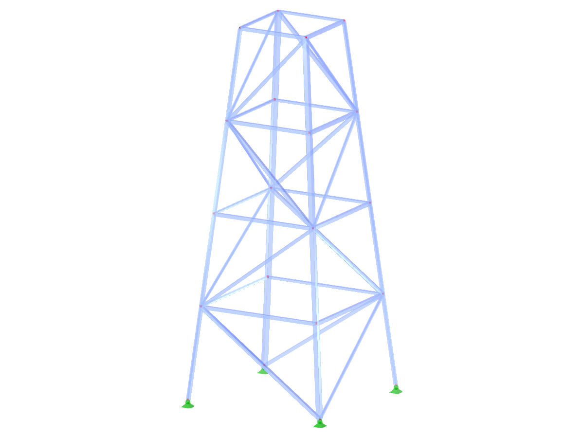 Modelo ID 2110 | TSR015-a | Torre de celosía
