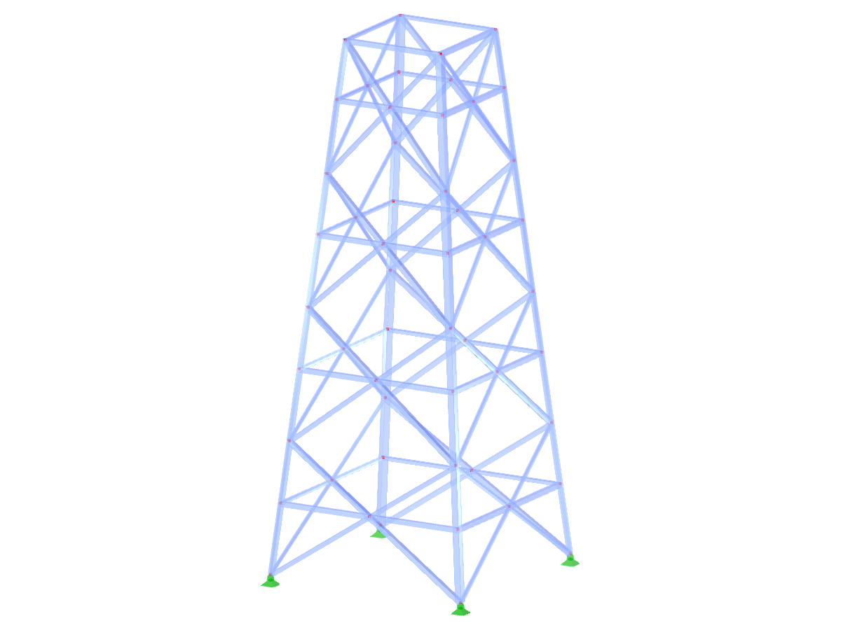 Modelo ID 2119 | TSR036 | Torre de celosía