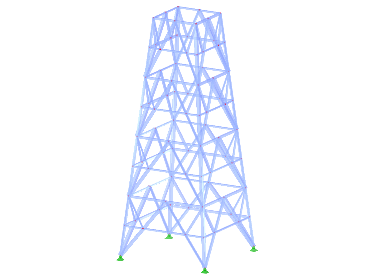 ID del modelo 2195 | TSR054-a | Torre de celosía