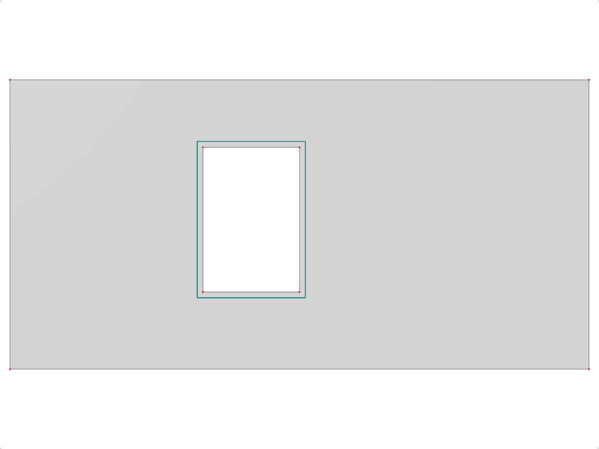Muro de hormigón con una abertura rectangular destinada a la instalación de una ventana.