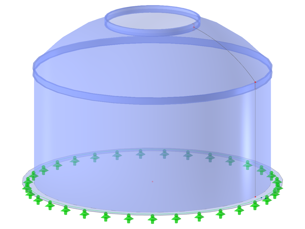 Modelo ID 2764 | SIC016-a | Silo | Planta circular, cubierta de zona esférica