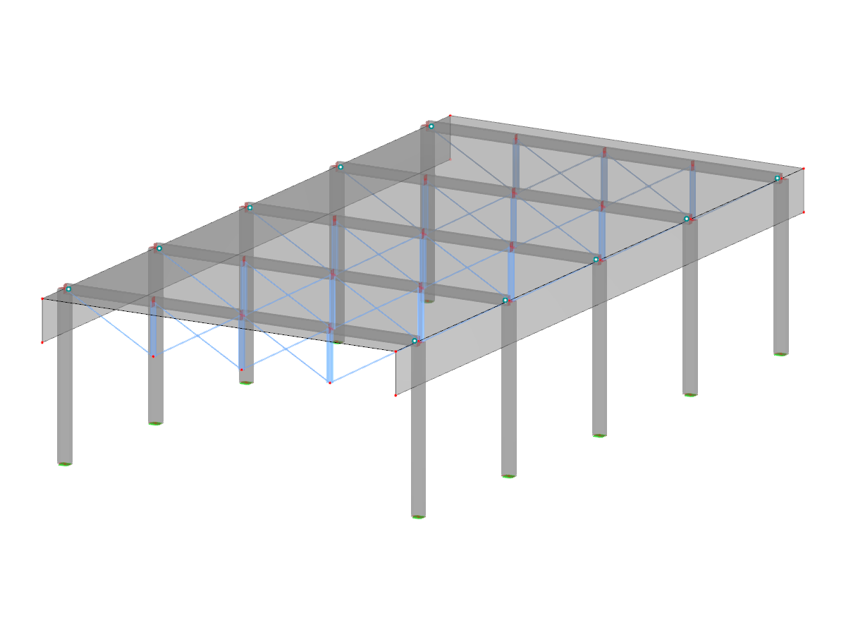 Modelo ID 3654 | HSS003 | Sistema de estructura mixta