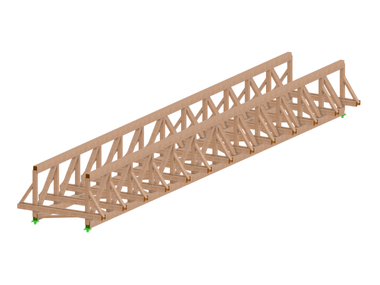 Pasarela de madera | © SIDO Madera