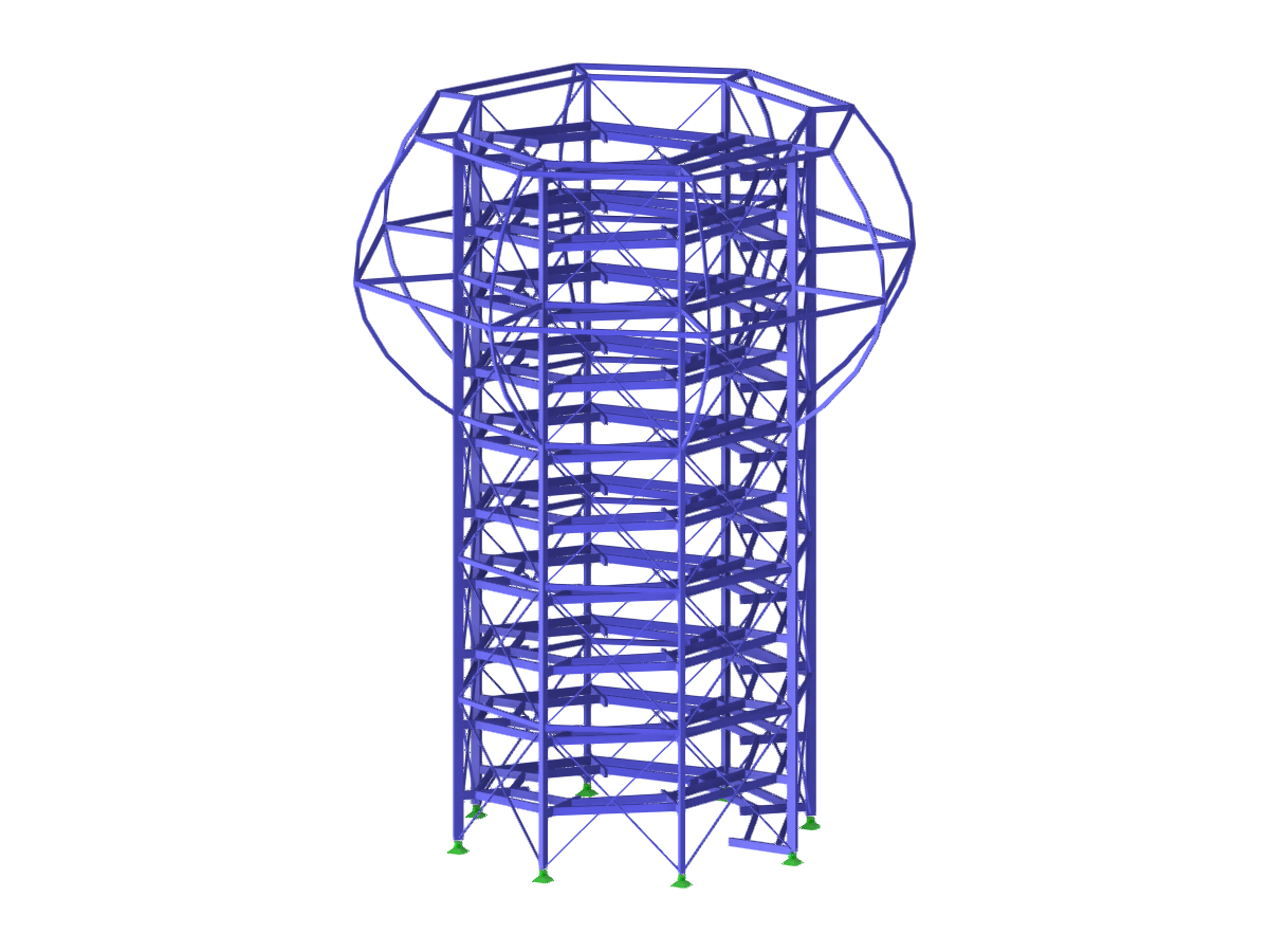 Modelo 003999 | Torre de vigilancia de bambú