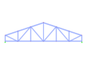 Modelo 004126 | FT452-a | Truss de doble inclinación