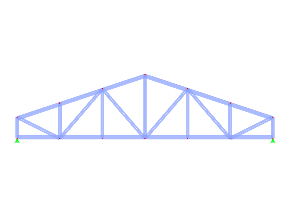 Modelo 004126 | FT452-a | Truss de doble inclinación