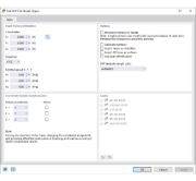 Configuración para la importación de DXF