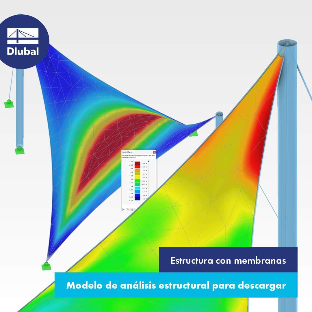 Estructura con membrana