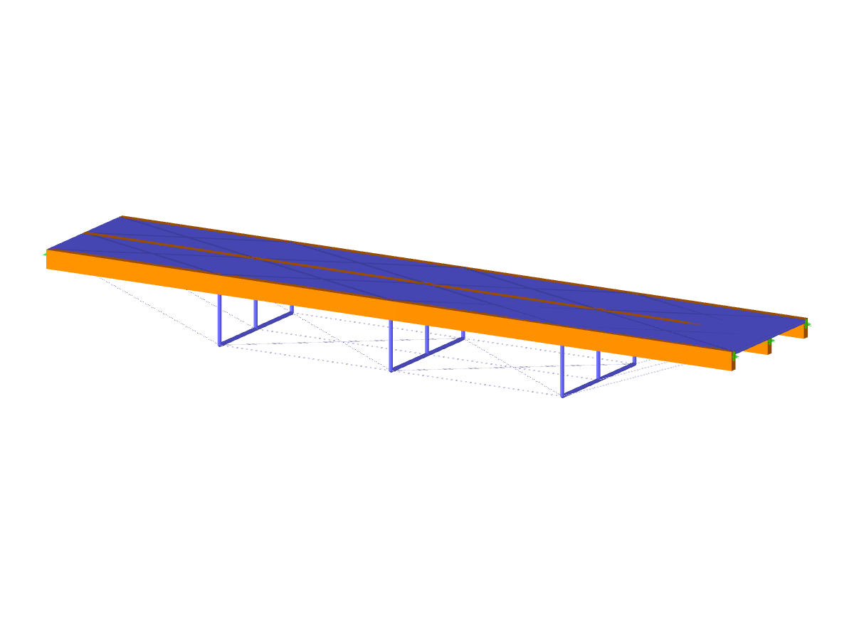 Modelo 004274 | Puente con vigas de madera