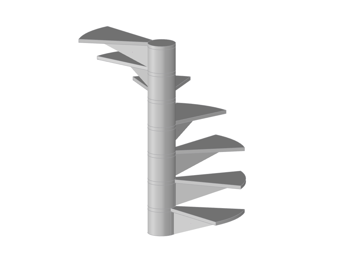 Modelo 004278 | Escalera de caracol