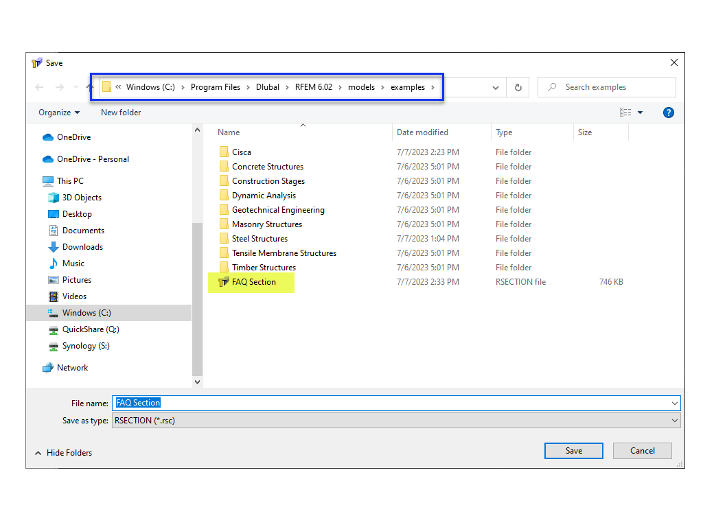FAQ 005395 | ¿Cómo puedo importar mi sección RSECTION en RFEM 6/RSTAB 9?