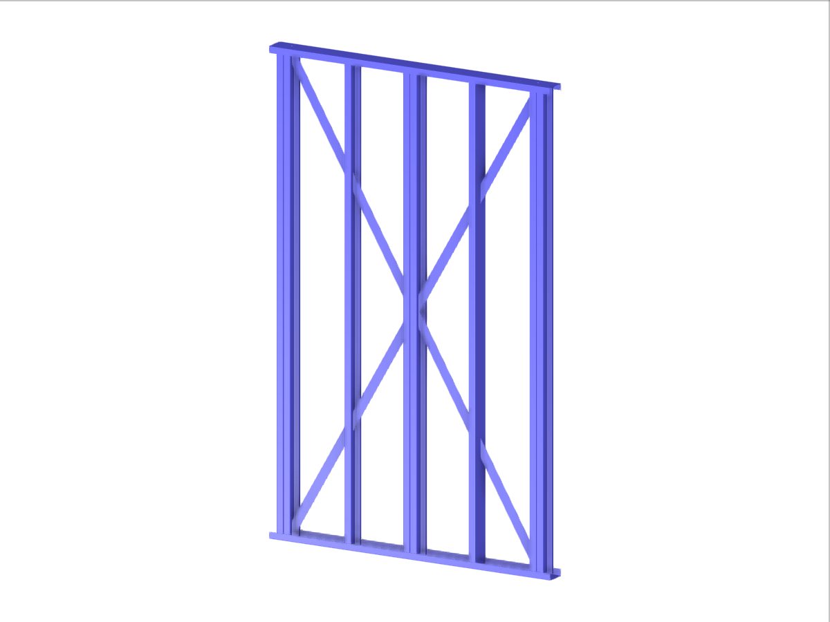 Modelo 004392 | Panel de estructura de acero