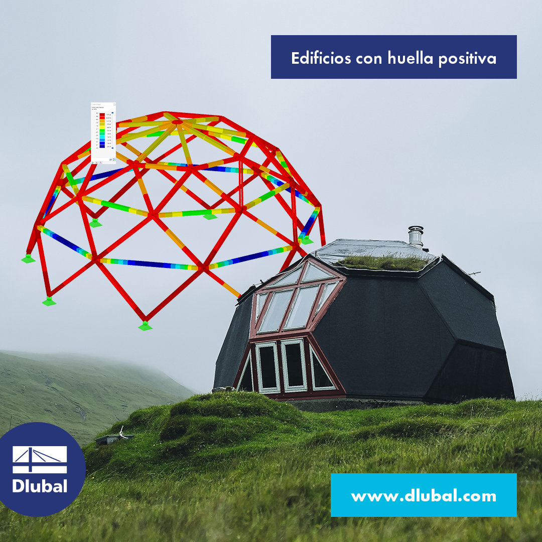 Edificios con huella positiva