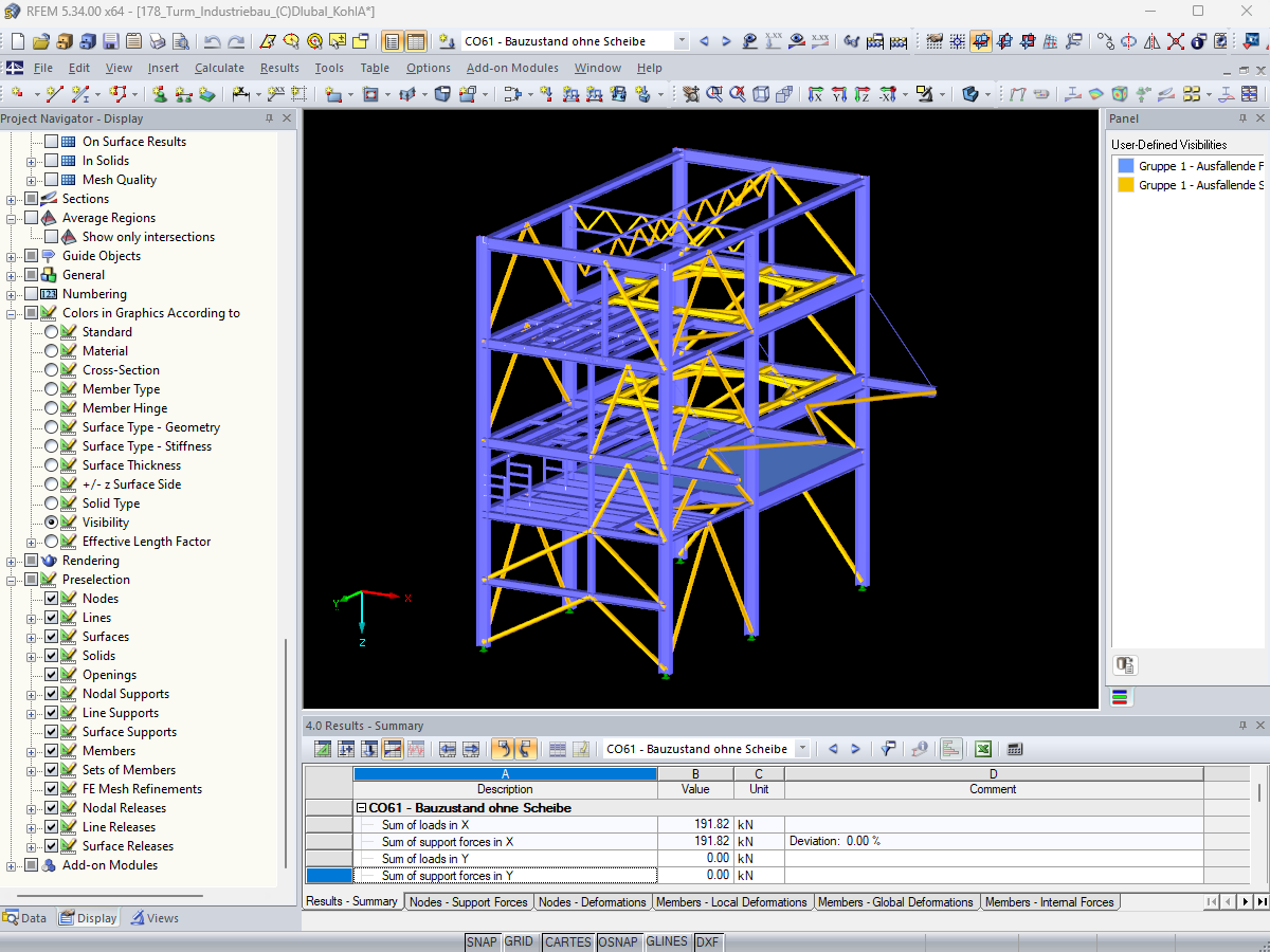 Torre industrial