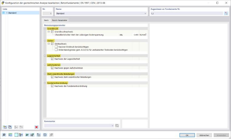 Proyecto de análisis geotécnico