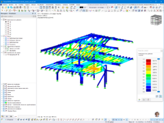 Deformaciones de la estructura sin cargas muertas