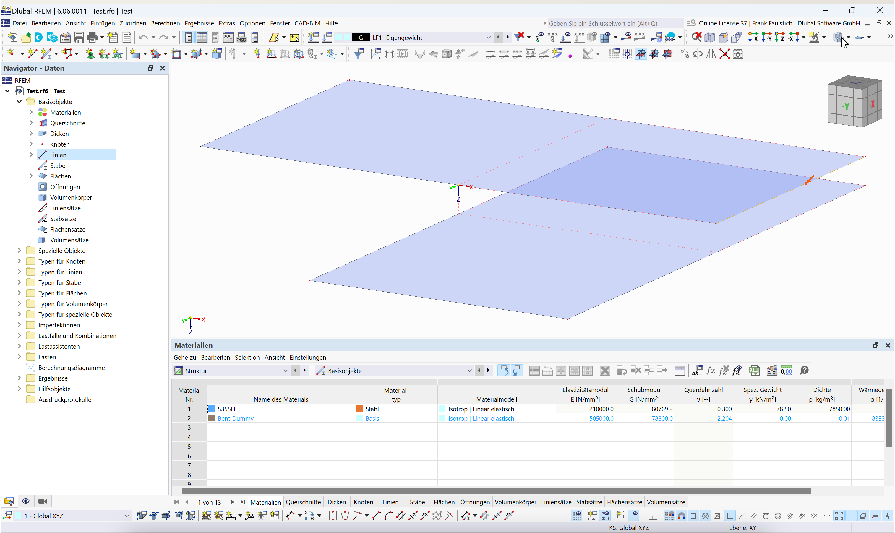 FAQ 005544 | ¿Cómo encuentro una línea con un número determinado en RFEM 6/RSTAB 9?