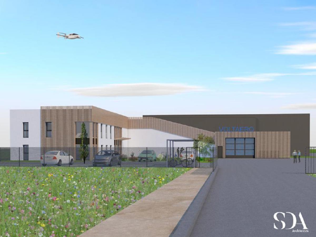 Modelado 3D del proyecto VoltAero | © LCA Construction Bois