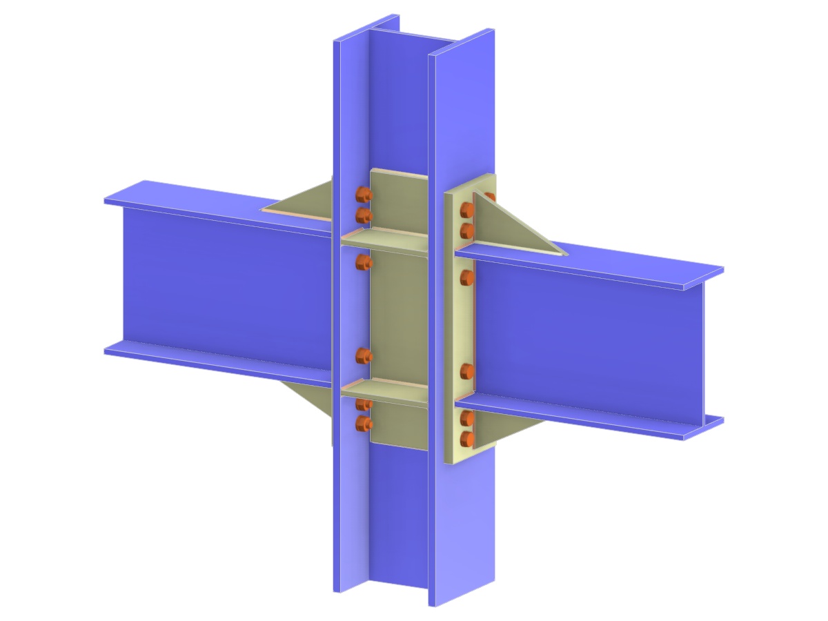 Modelo 005170 | Conexión viga a ala de columna mediante placa de extremo extendida y cartela
