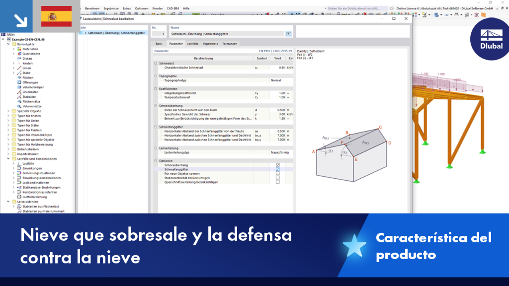 Característica técnica de los voladizos de nieve y soluciones de barreras rompehielos.