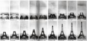 La construcción del Torre Eiffel desde sus cimientos hasta la punta de la antena, mostrada paso a paso en vídeo de cámara rápida.