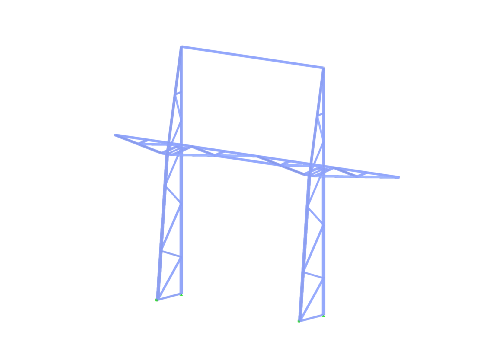Vista detallada de una estructura de acero para soporte de fachada en una aplicación de construcción.