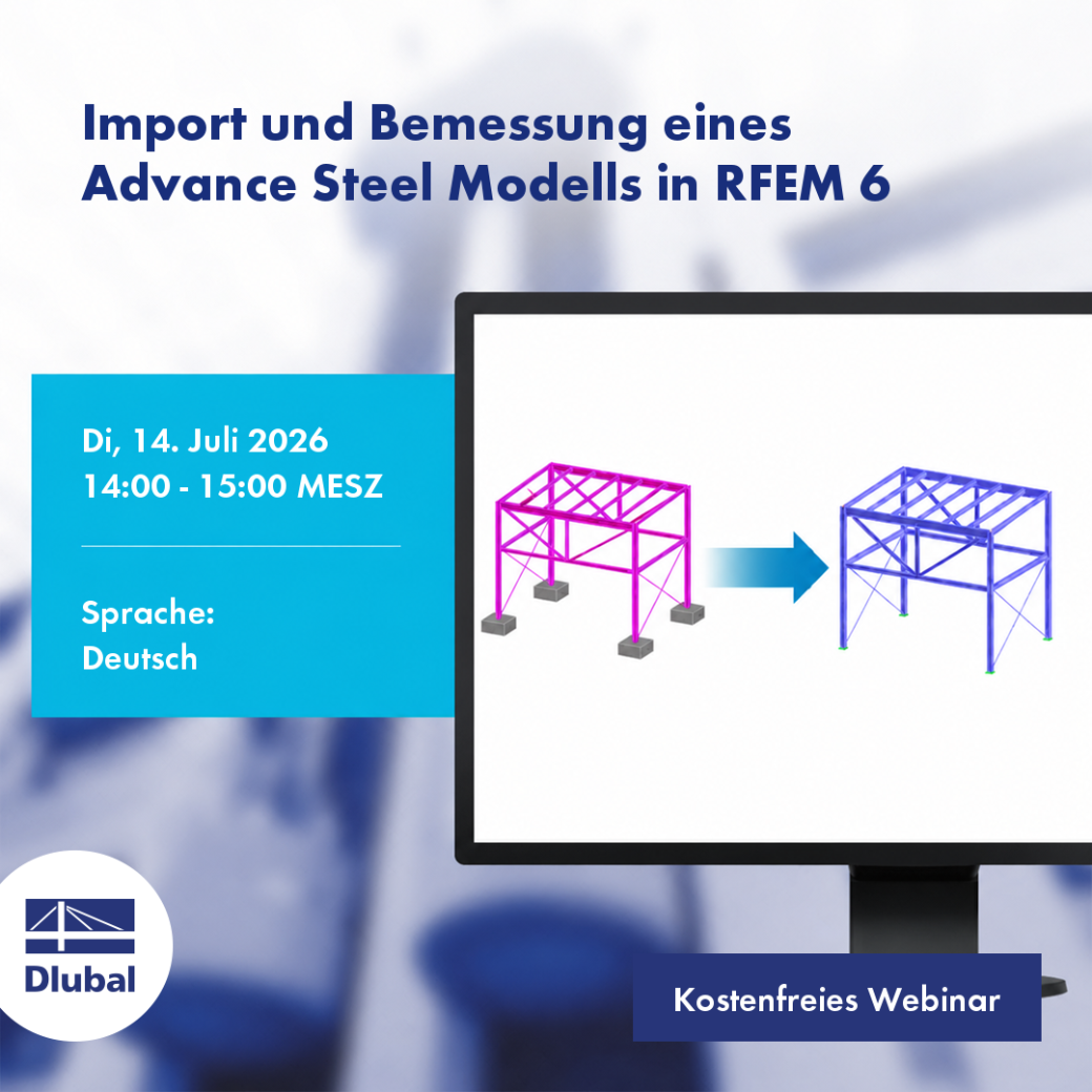 Importación y Cálculo de un modelo de Advance Steel en RFEM 6
