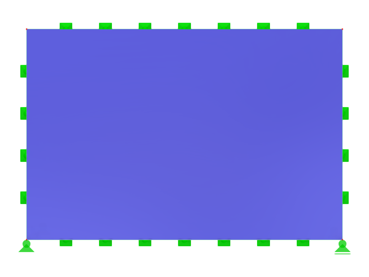Una estructura de placa plana sin elementos de refuerzo adicionales diseñada para análisis y simulación. Adecuada para escenarios de carga estática y dinámica.