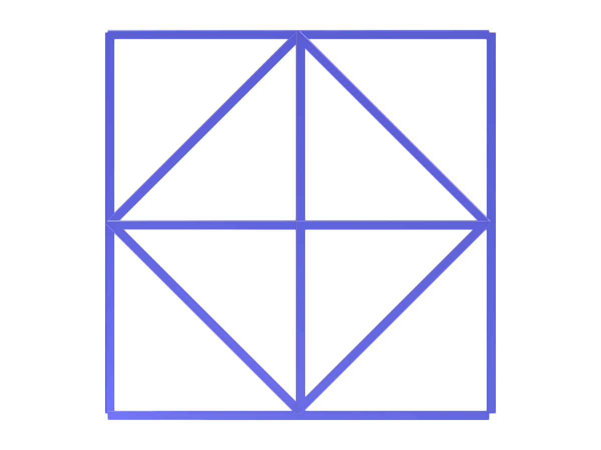 Ilustración de arriostramiento horizontal paramétrico en modelos de análisis estructural de mástiles y torres. Diagrama detallado que muestra los elementos de arriostramiento.