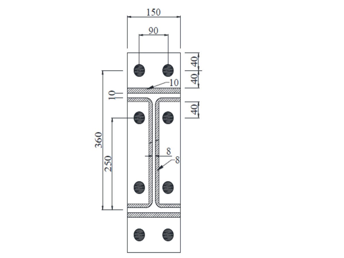 Fig. 2 - Configuración de chapa frontal/tornillo