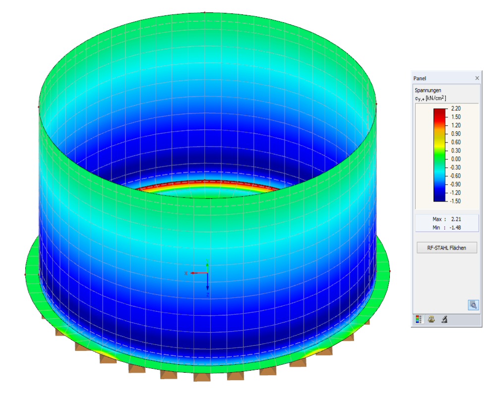 Silo dans RFEM