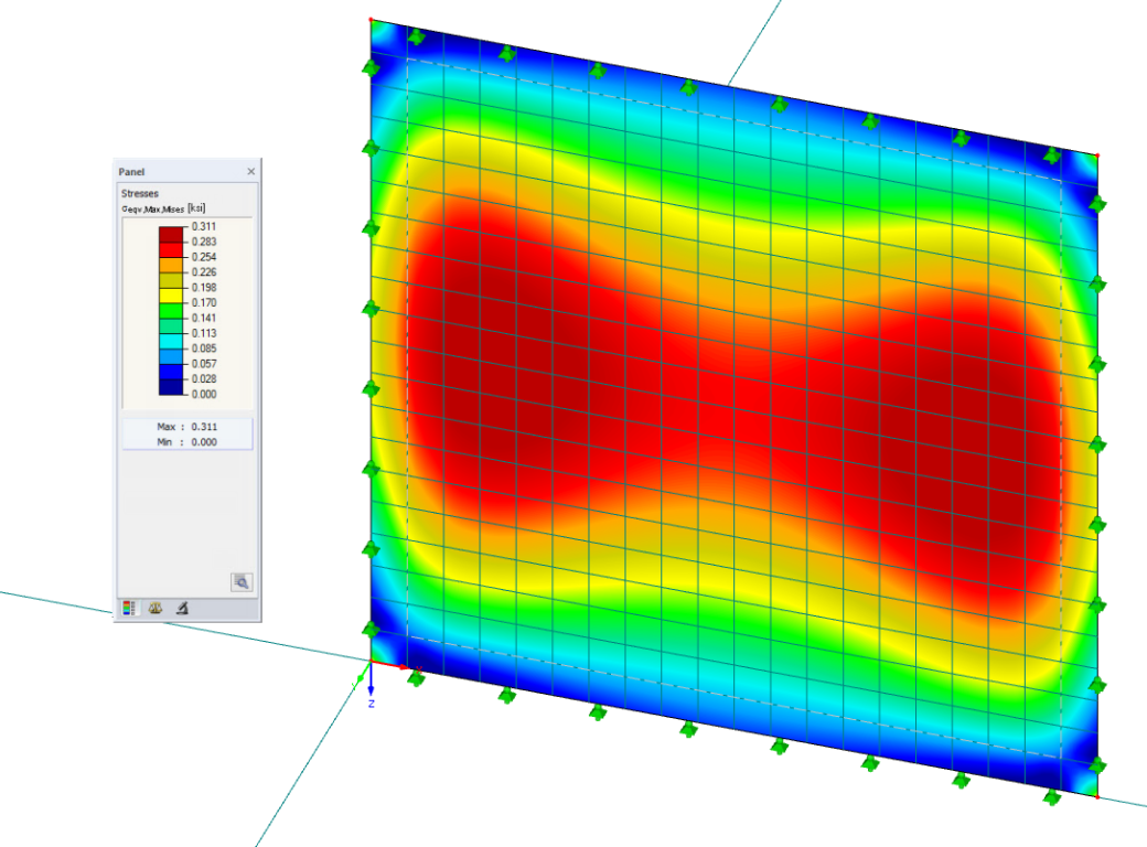 Calcul de structures en verre dans RFEM