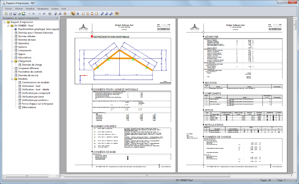 Rapport d’impression