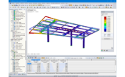Affichage graphique des modes propres de vibration dans RFEM