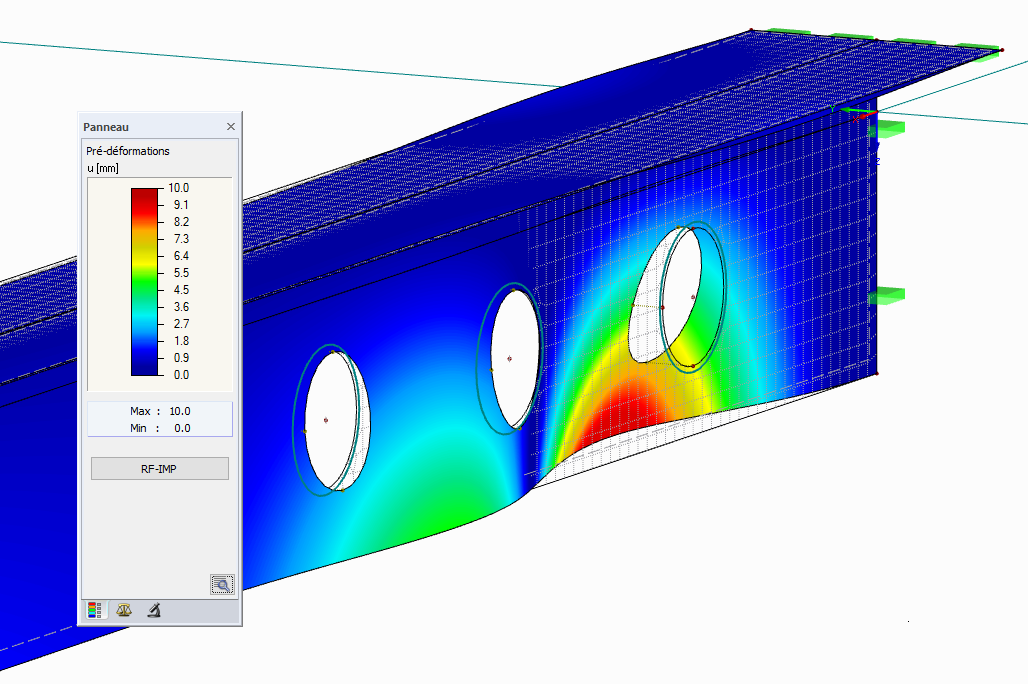 Vorverformtes FE-Netz