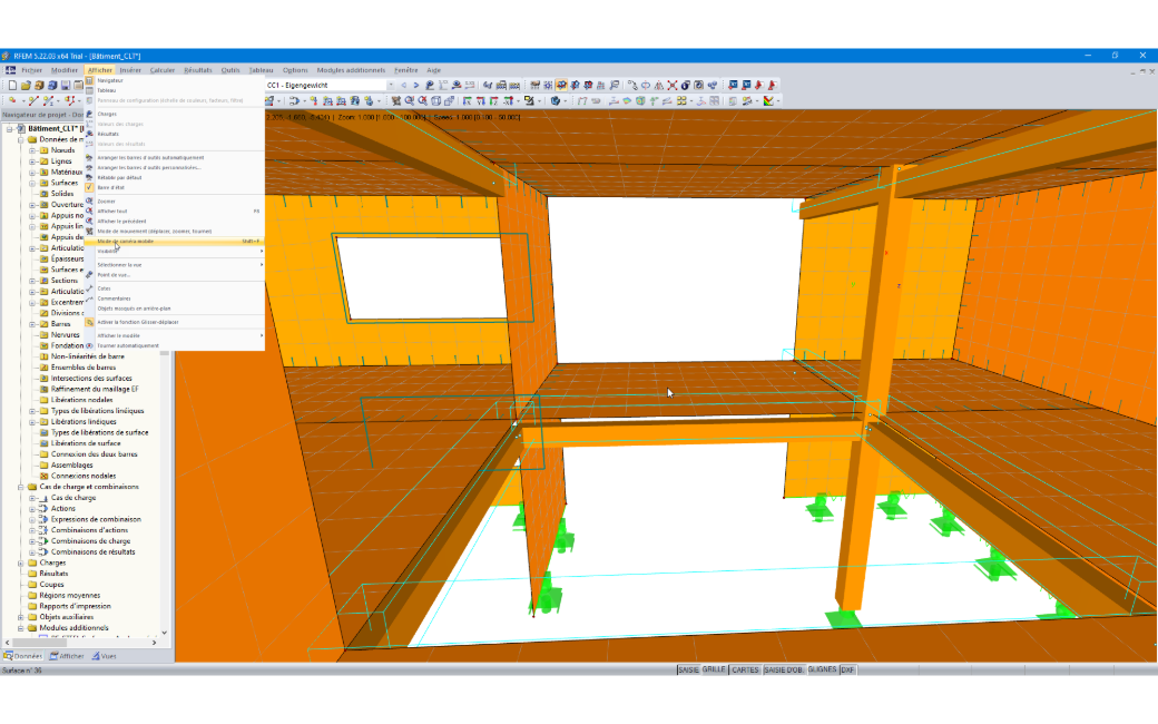 Activation du mode Caméra mobile dans RFEM