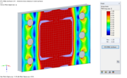 Analyse des contraintes de la platine d’about selon l’hypothèse de von Mises avec RF-STEEL Surfaces
