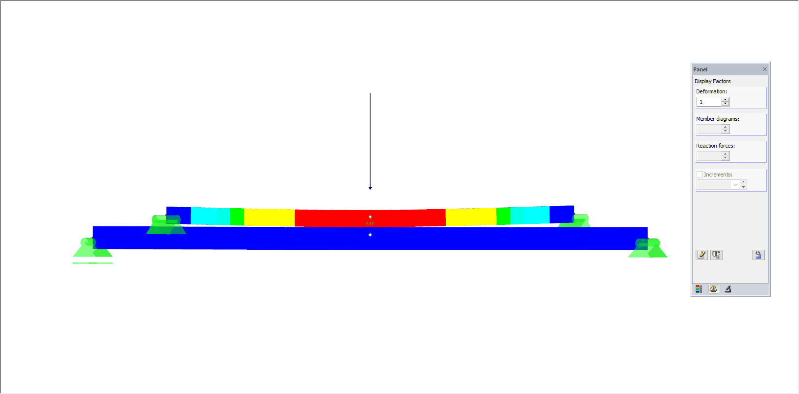 Définition d’une articulation d’effort normal non linéaire comme diagramme