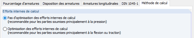 Méthode de calcul dans RF-CONCRETE Surfaces