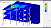 RFEM: Modèle sans étage de construction
